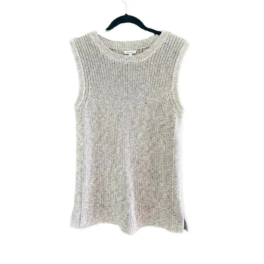 Ella Moss Women's Coral Knit Sleeveless Pullover Sweater Top Size XL